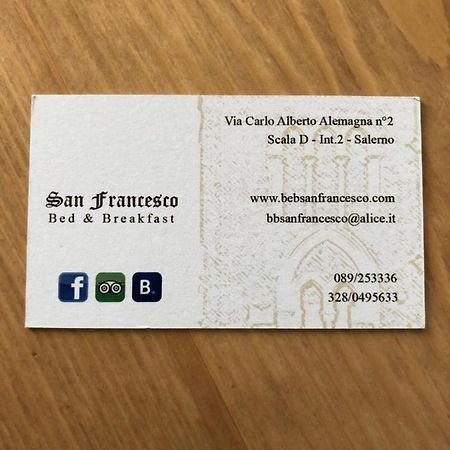 Bed & Breakfast San Francesco Salerno Dış mekan fotoğraf